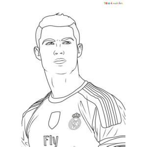 Ronaldo Imprimez Gratuitement Vos Coloriages Avec La Star Du