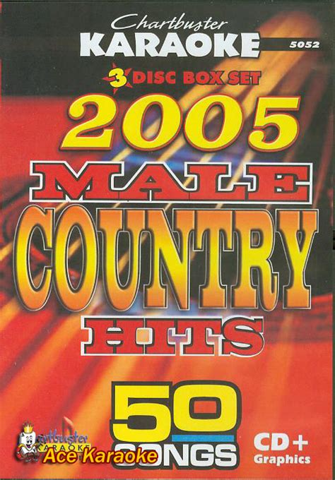 Chartbuster Karaoke Cdg Cb Male Country Hits