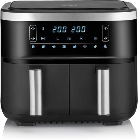 Russell Hobbs Heißluftfritteuse Doppelkammer 2 Fächer 4 25l oder ein