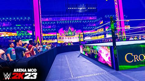 Wwe2k23 Crown Jewel Arena Mod Ft Roman Reigns And La Knigh Updated