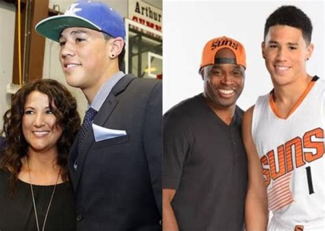 Who are Devin Booker's parents, Veronica Gutierrez and Melvin Booker?