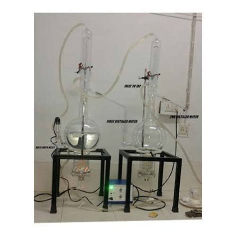 Lab Tech Vertical Double Water Distillation Apparatus For Laboratory