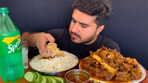 ASMR EATING SPICY MUTTON CURRY WHITE RICE REAL MUKBANG NO TALKING