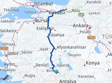 Burdur Bucak D Zce Aras Ka Km Ka Saat Yol Tarifi