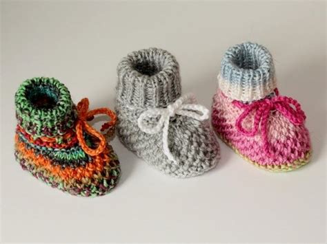 Babyschuhe Stricken Baby Booties Stricken