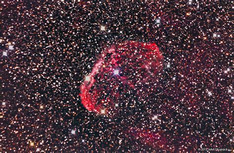 Astrophoto The Crescent Nebula Wolf Rayet Star By John Chumack