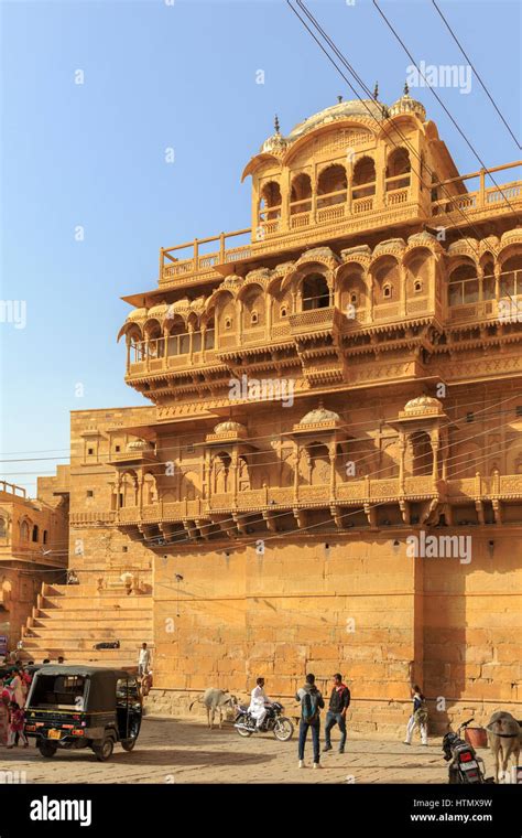 Jaisalmer Fort Palace Museum Rajasthan India Stock Photo Alamy