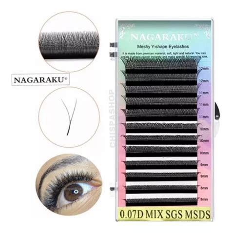 Nagaraku Extensión De Pestañas En Forma Y Meshy Eyelashes Envío gratis