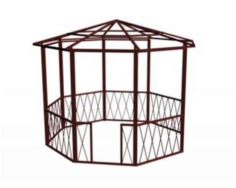 Крыша для шестигранной беседки из железа