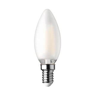 Wofi LED Filament Leuchtmittel C35 Kerze 3W E14 matt 320lm warmweiß 2