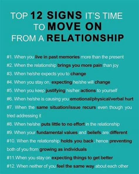 When Is It Time To Move On From A Relationship Time To Move On