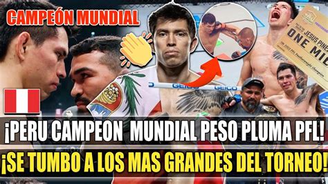 Per En Lo Mas Alto Jes S Pinedo Se Consagr Campe N Mundial De Peso