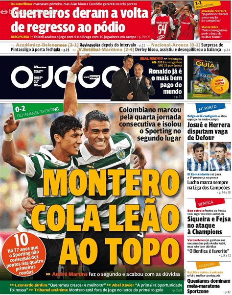 PANTUFA NA BOLA: Capas dos jornais desportivos - segunda-feira 16 setembro