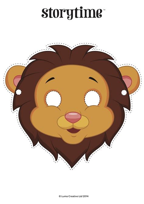 Free Printable Lion Mask Free Printable