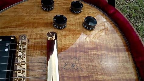 Gibson Les Paul Spalted Maple Top Youtube