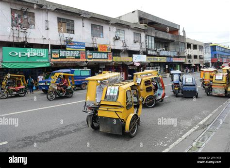 Motorized Tricycle In Sorsogon City Bicol The Philippines Stock Photo