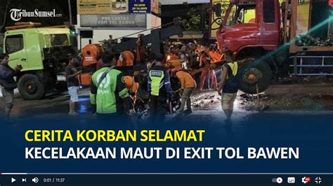 Cerita Korban Selamat Kecelakaan Maut Exit Tol Bawen Lihat Truk Melaju