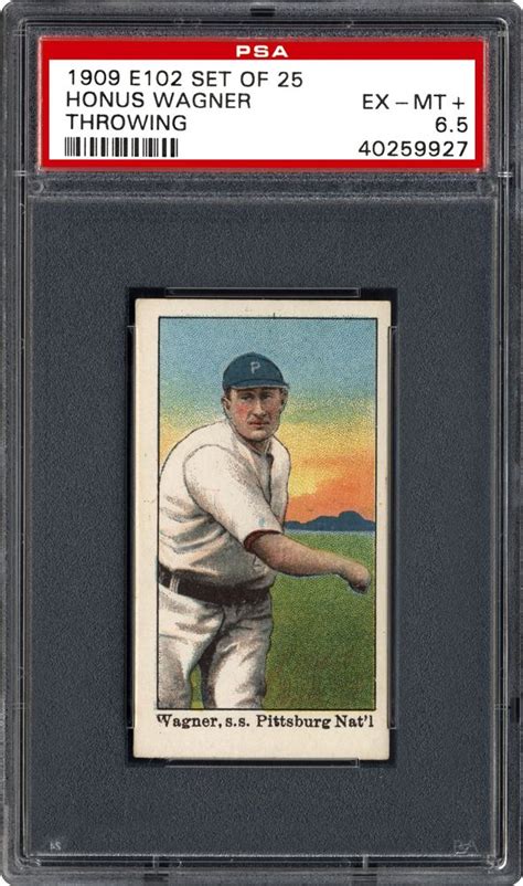 Auction Prices Realized Baseball Cards 1909 E102 Set of 25 Honus Wagner ...