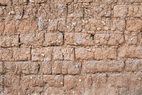 Pared De Adobe Tierra Stock Photo Adobe Stock