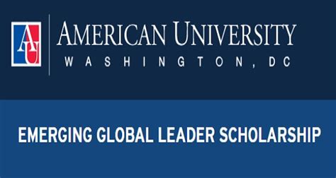 The Au Emerging Global Leader Scholarship 20242025 For International