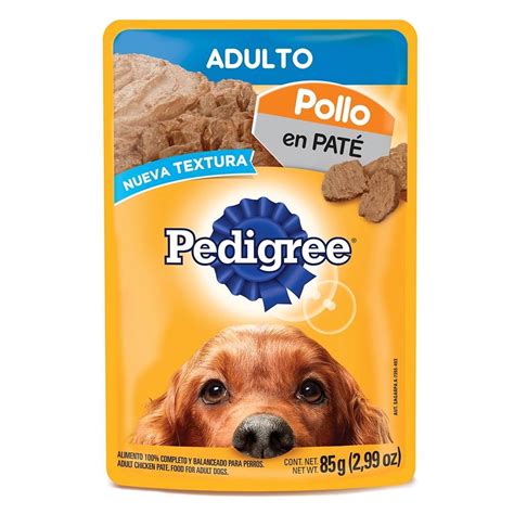 Alimento para Perro Pedigree Adulto Pollo en Paté 85 g Bodega Aurrera