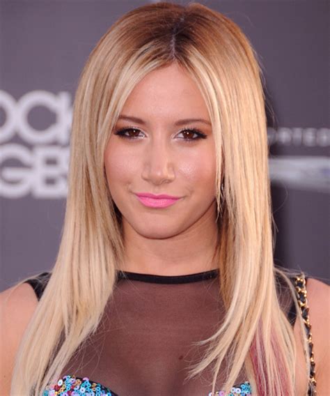 Ashley Tisdale Long Straight Formal Hairstyle Champagne Hair Color