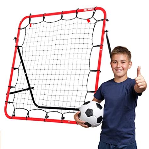 Soccer Rebounder Kickback Rebound Net 33x33ft Football Training