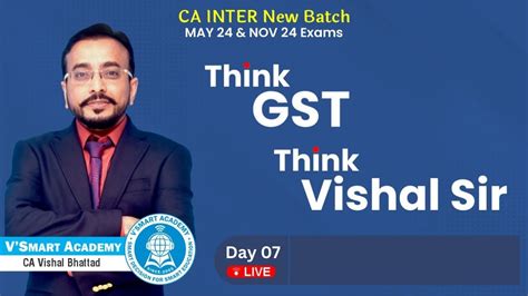 Demo Lec Gst Ca Inter New Syllabus Batch For May Nov Ca