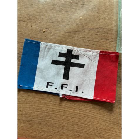 Reproduction De Brassard Ffi Force Française De Lintérieur Ww2