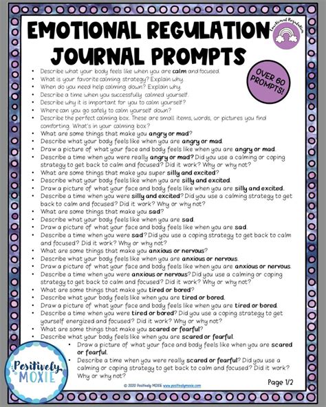 Journal Writing For Emotional Regulation Positively Moxie Emotional