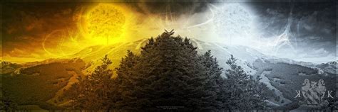 The Two Trees Of Valinor Are Telperion And Laurelin The Silver Tree