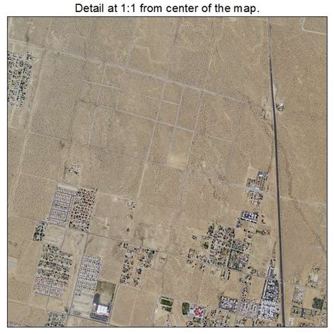 Aerial Photography Map of Adelanto, CA California