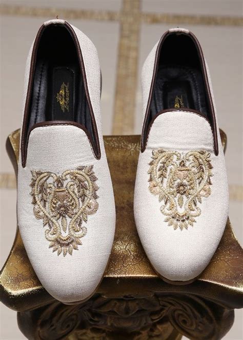 Loafers Men Wedding Loafers White Loafers Men Sherwani Shoes Etsy In 2024 Groom Shoes