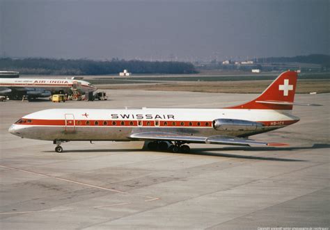 Swissair Sud Aviation Se Caravelle Iii Hb Icx Photo