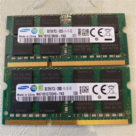 Samsung Ddr3l 1600 2rx8 Pc3l 12800s 8gbx2 16gb8gb｜売買されたオークション情報、yahoo