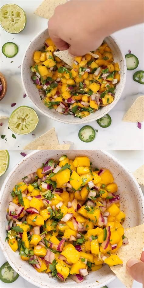 Mango Salsa Easy And Fruity Salsa To Dip Or As A Topping Artofit