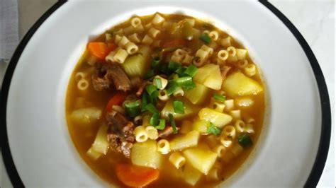 Sopa De Carne Legumes Youtube