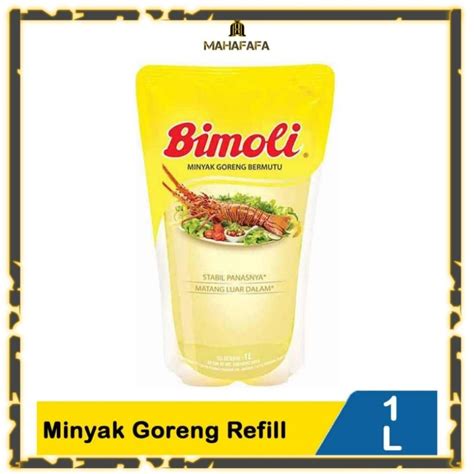 Jual Bimoli Minyak Goreng Pouch Liter Shopee Indonesia