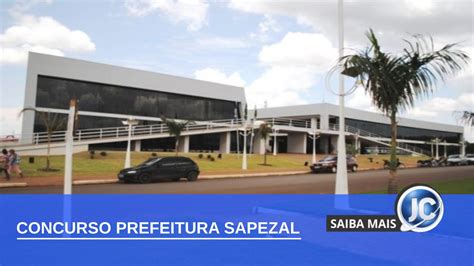 Concurso Prefeitura De Sapezal Mt Abre Inscri Es Para Vagas