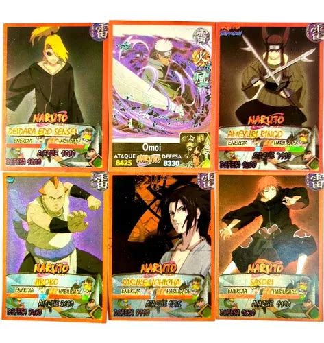 Kit 400 Figurinhas Bafo 100 Envelope Cards Naruto MercadoLivre