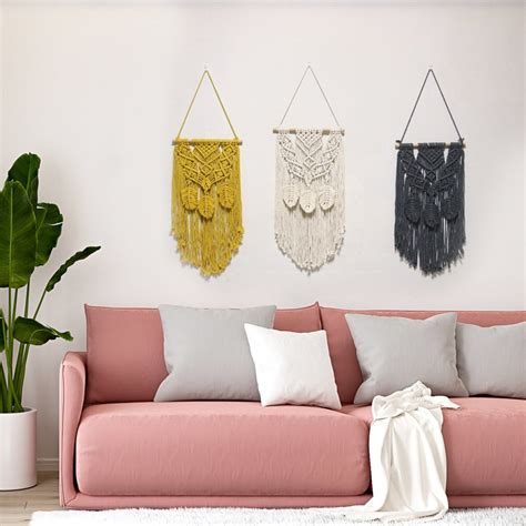 Bohemian Style Grote Macrame Tapestry Macrame Muur Grandado