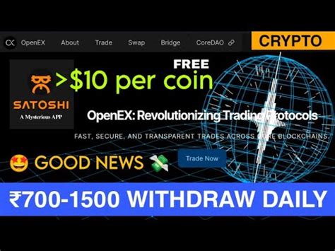 Core Dao Launch Same Oex Mining App Withdrawal New Update Satoshi