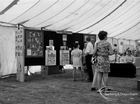 Dagenham Town Show 1970 Showing Group Of People At Valence Theatre