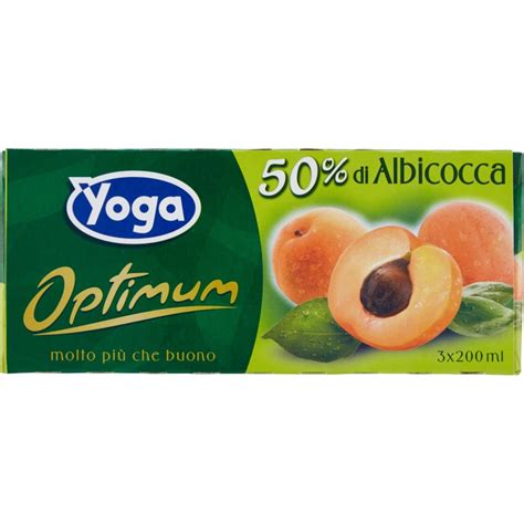 Yoga Optimum Succo Di Frutta Alla Albicocca Brick Cl Clust Da