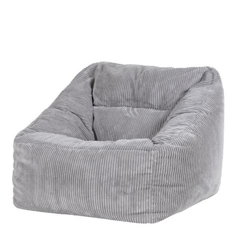 Pouf Fauteuil En Velours C Tel Morgan Icon Xxl Gris Design