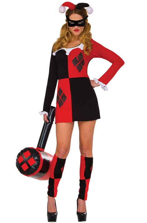 Harley Quinn Dress Adult Costume - PureCostumes.com