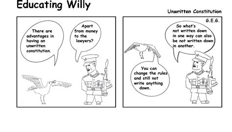 Educating Willy: UK Unwritten Constitution