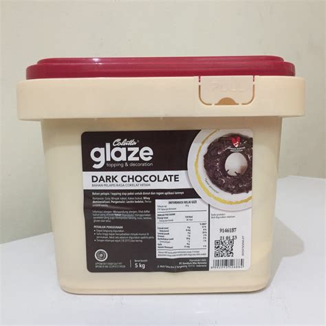 Jual COLATTA DIP GLAZE DARK CHOCOLATE REPACK 250 GR TOPPING DONAT