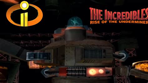 Incredibles rise of the Underminer Game The Crustodian Giant ROBOT factory full mission + Boss ...