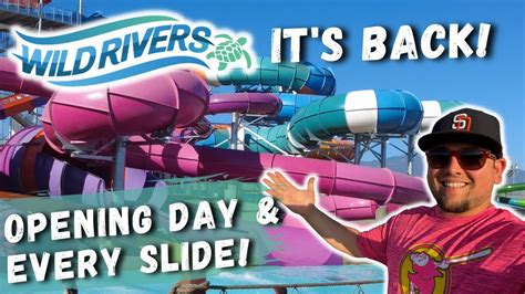 OPENING DAY At WILD RIVERS WATER PARK In Irvine CA ALL The Slides